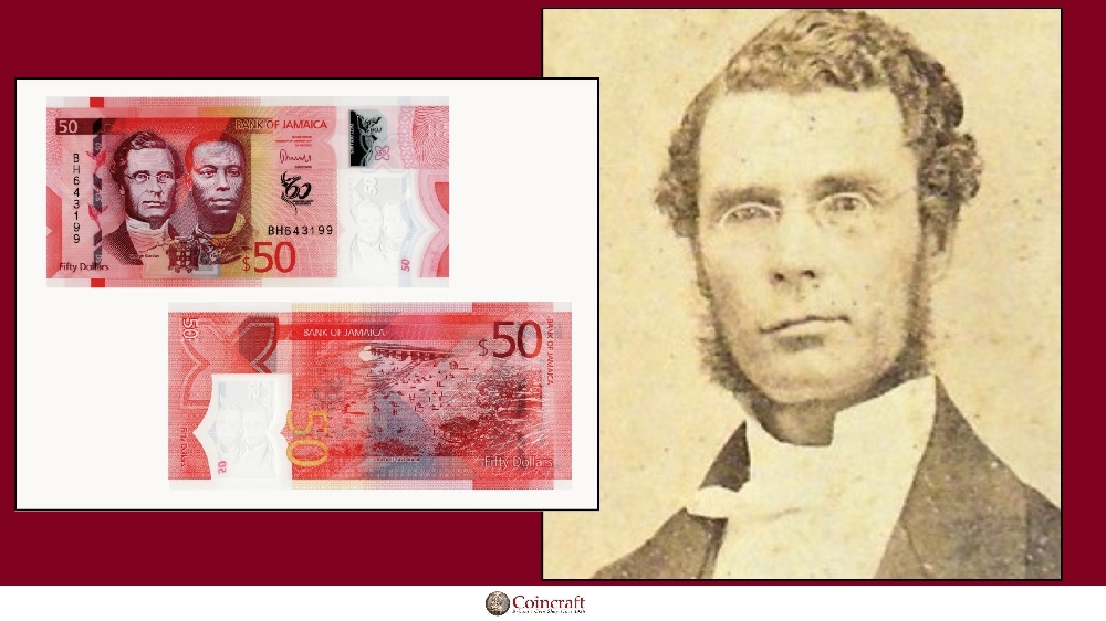 Jamaican Banknote Honouring George William Gordon - Coincraft